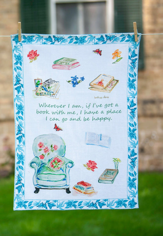 Book Lover's Tea Towel