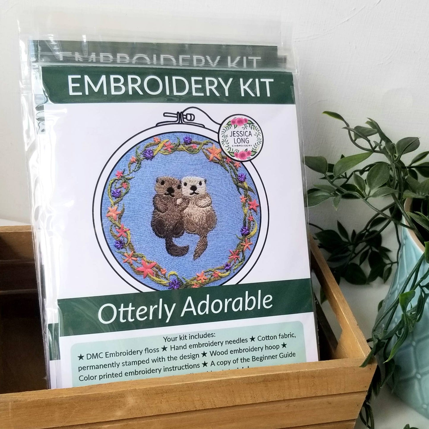 Otterly Adorable Embroidery Kit