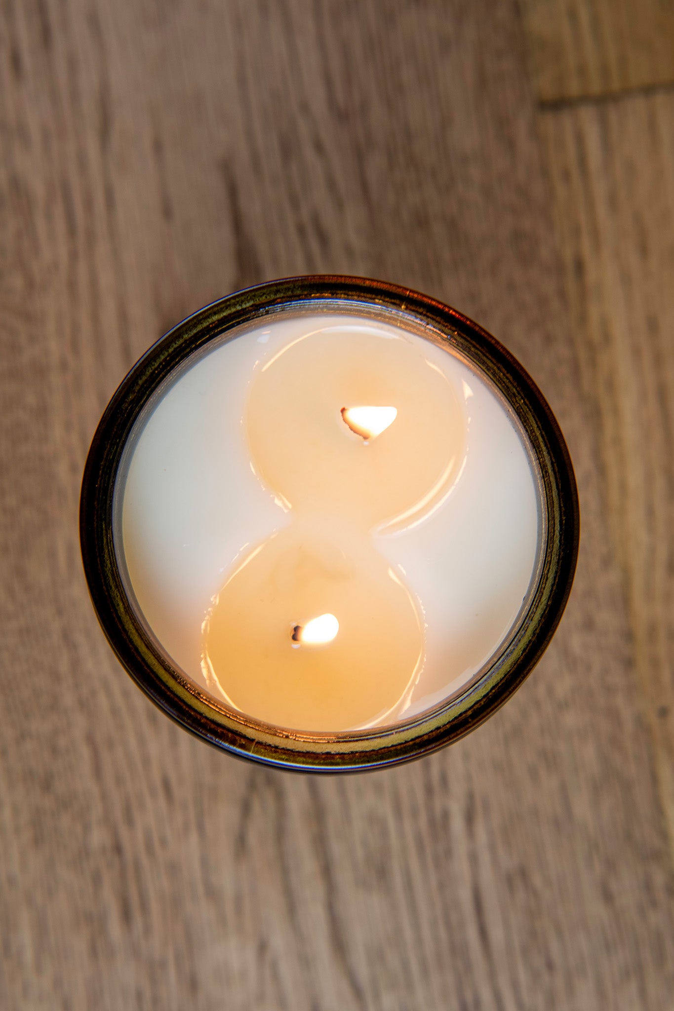 1867 Twin Flame Soy Candle