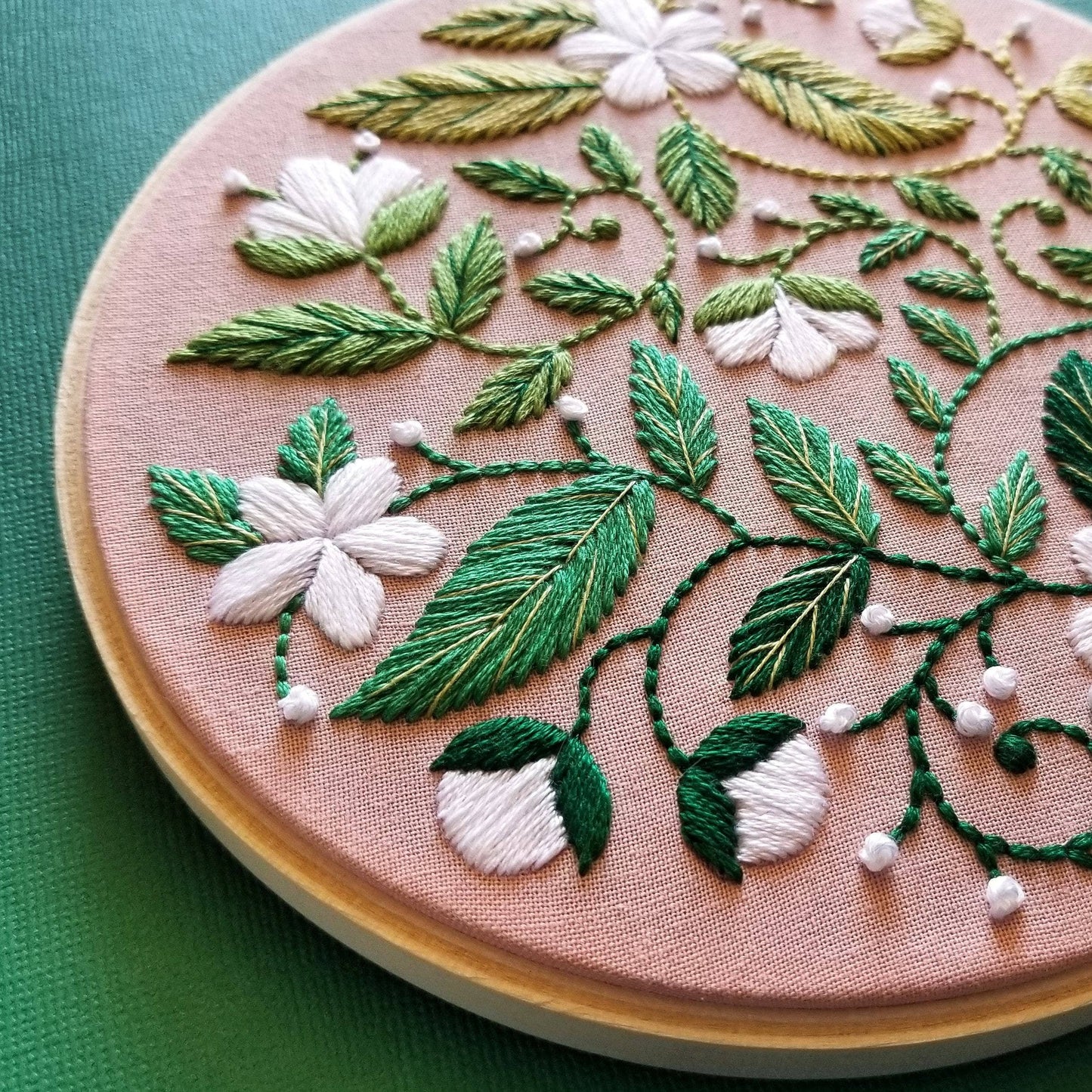 Blissful Blooms Embroidery Kit — Beginner Friendly