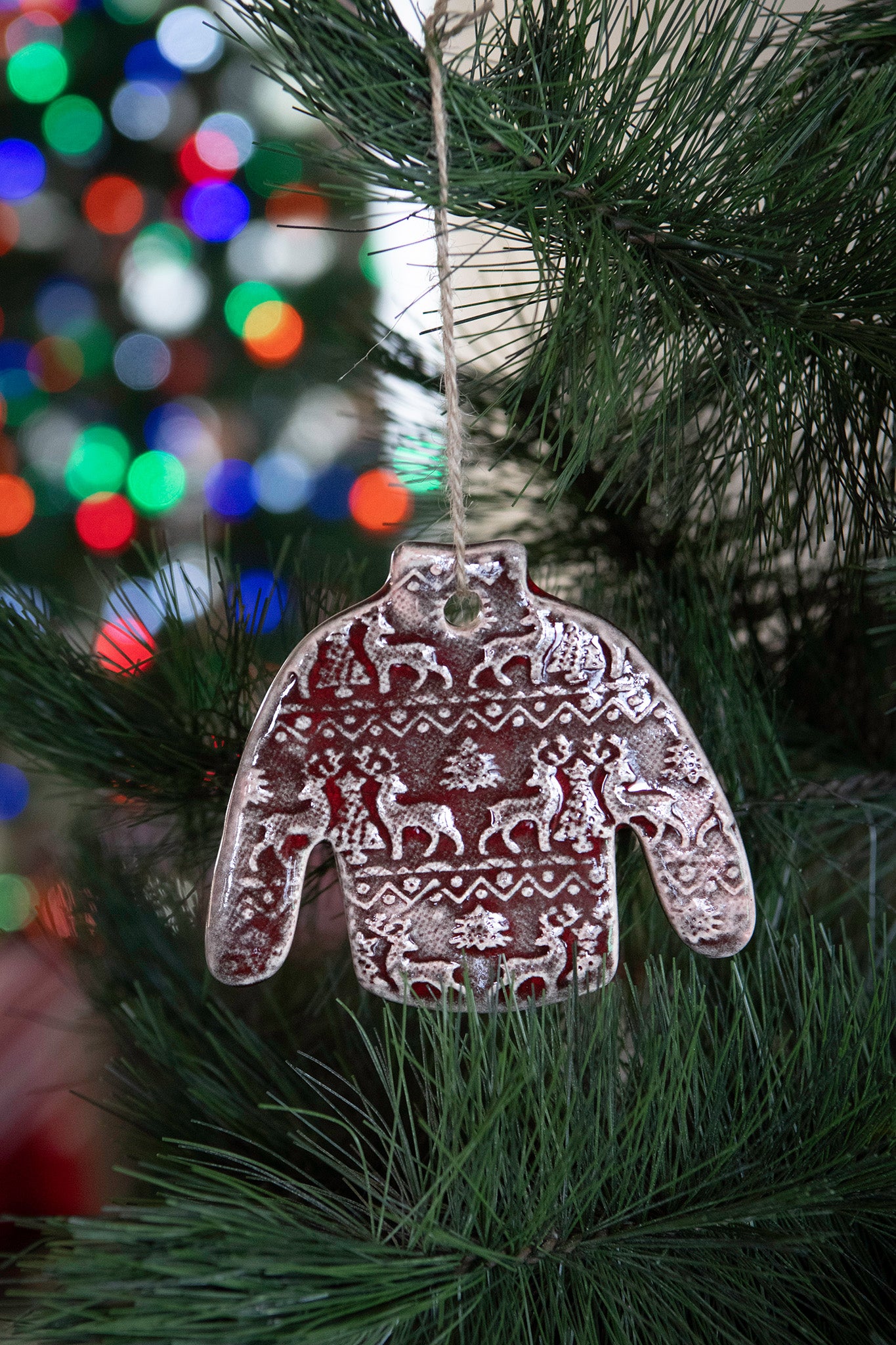 Turtleneck Christmas Sweater Ornament