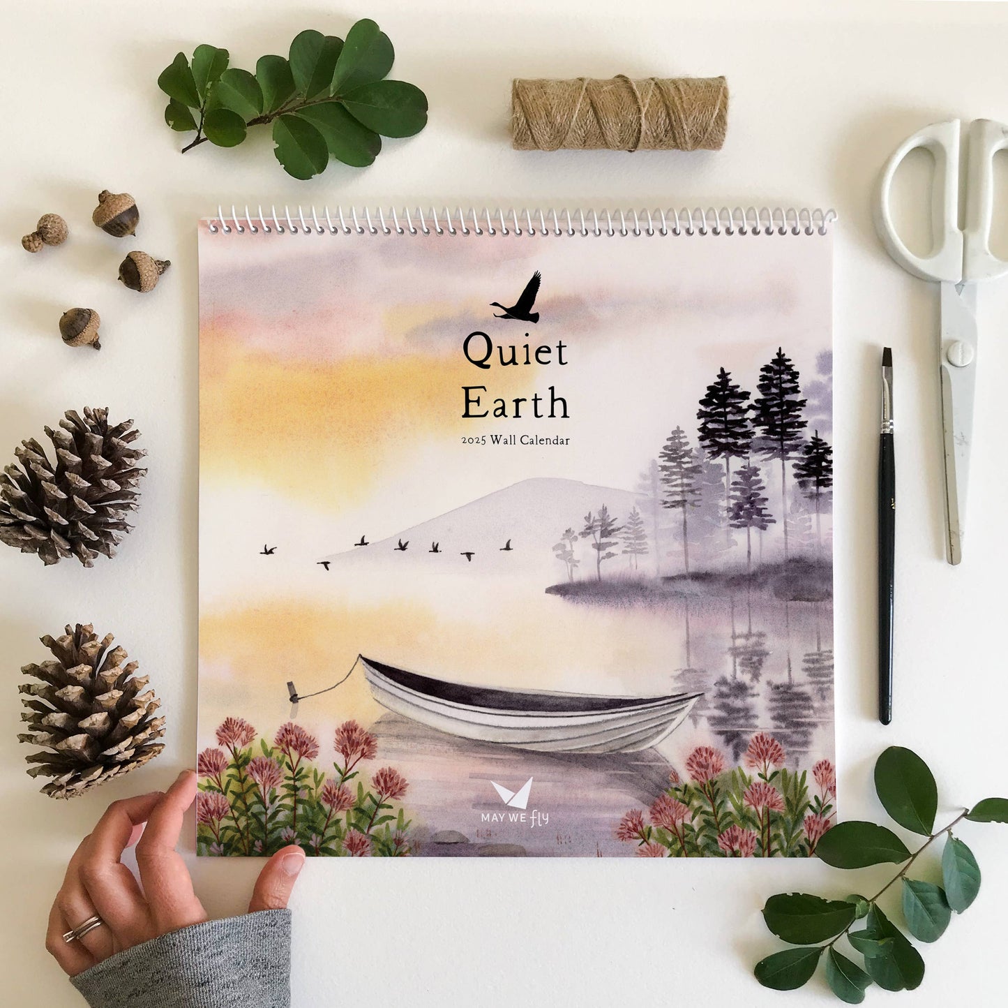 Quiet Earth Wall Calendar 2025