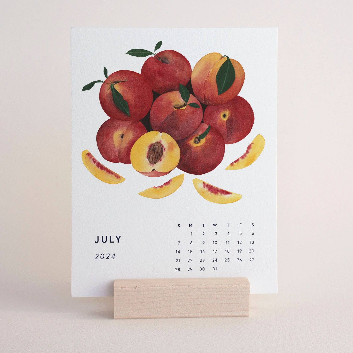 Farmer's Market Desk Calendar 2025