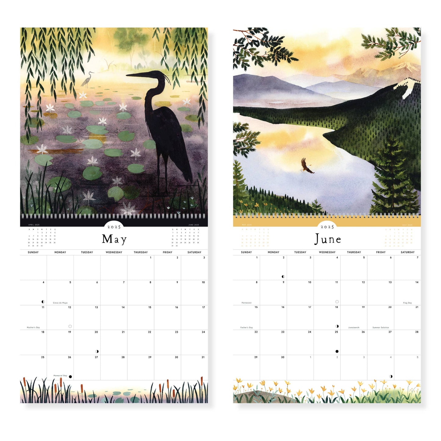 Quiet Earth Wall Calendar 2025