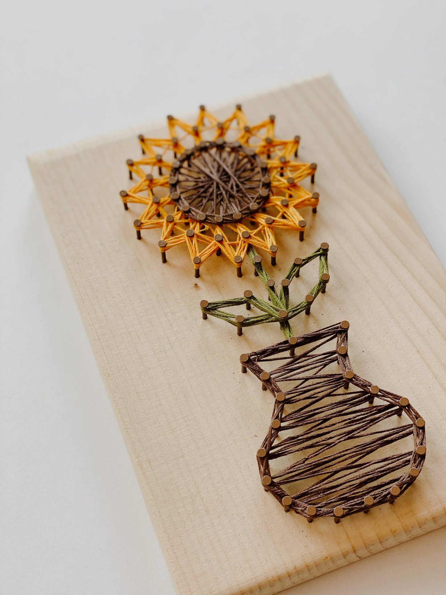 Sunflower DIY String Art Kit