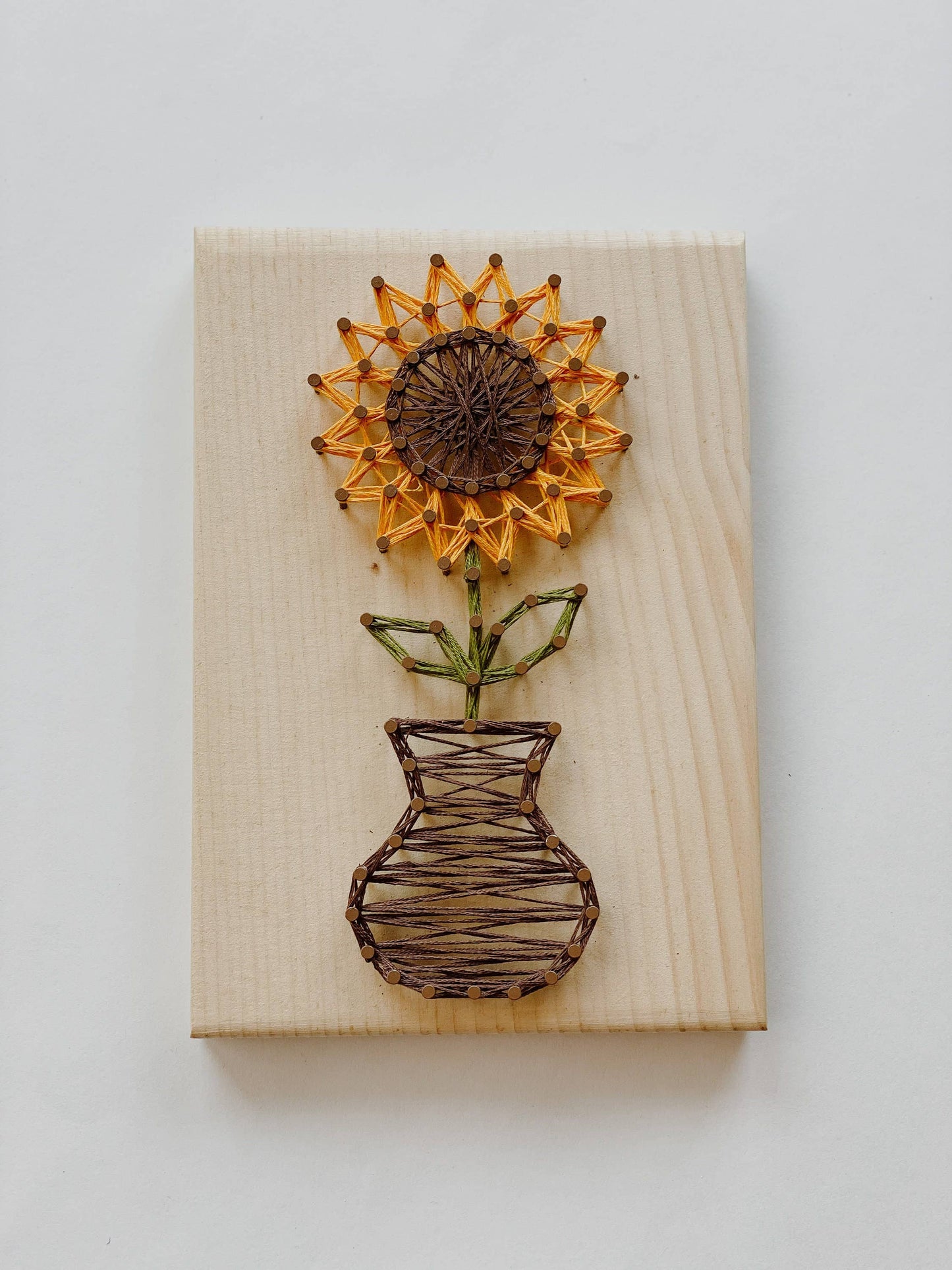 Sunflower DIY String Art Kit