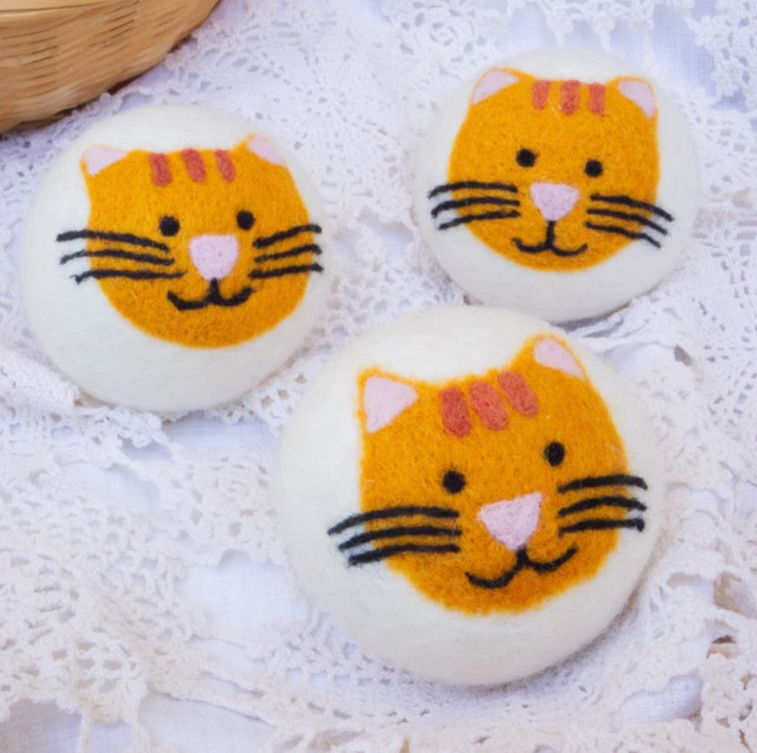 Cool Cats Eco Dryer Balls, Set of 3 (Limited Edition)