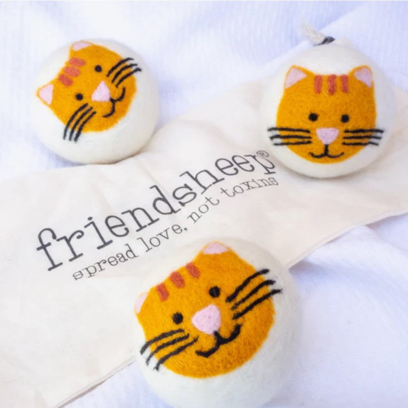 Cool Cats Eco Dryer Balls, Set of 3 (Limited Edition)