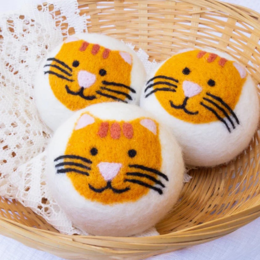 Cool Cats Eco Dryer Balls, Set of 3 (Limited Edition)