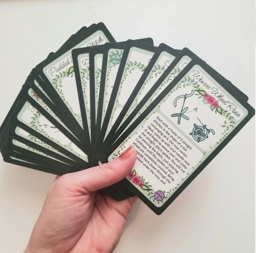 Hand Embroidery Companion Cards: Foundation Deck