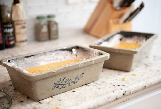 Farm Floral Ceramic Loaf Pan