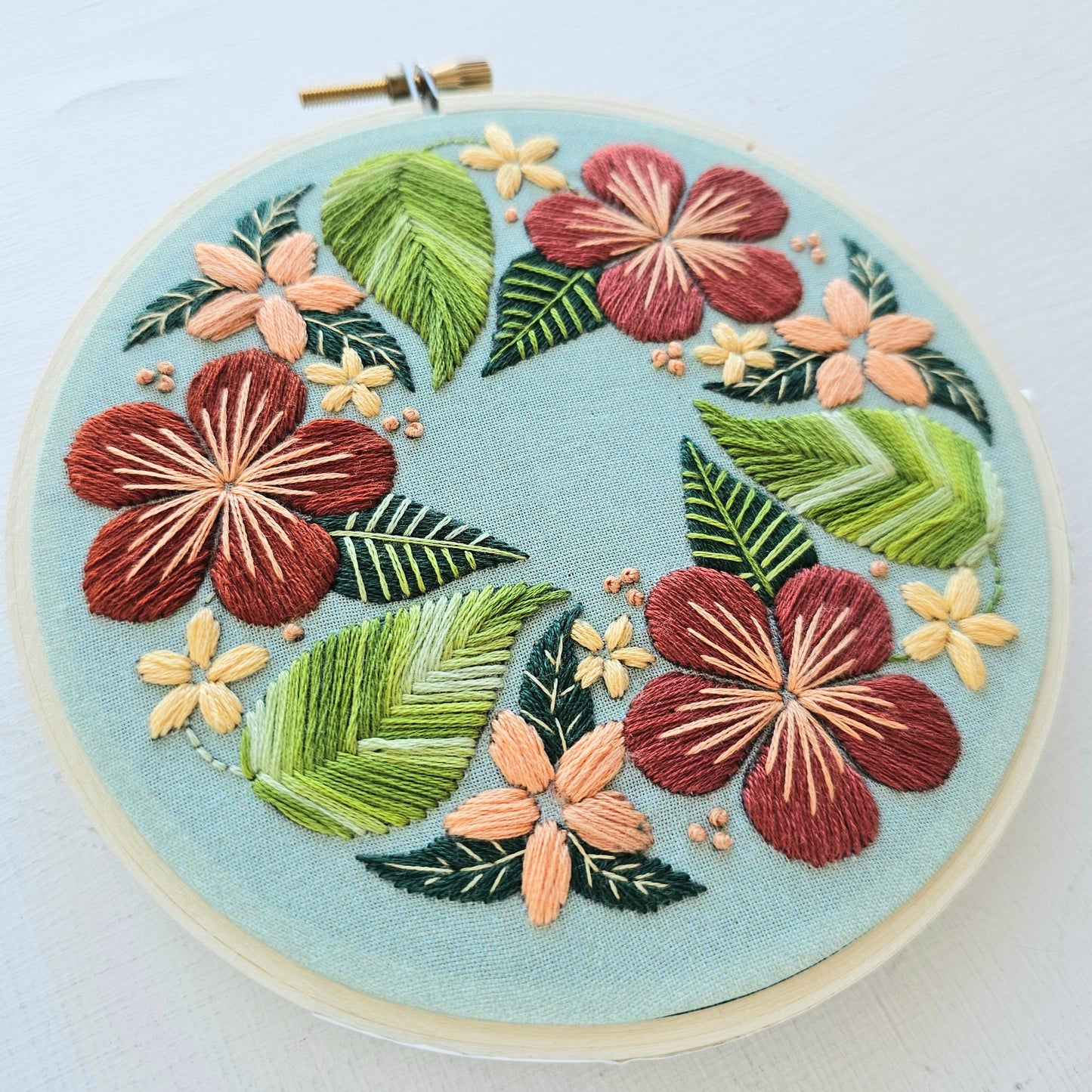 Floral Flourish Beginner Embroidery Kit