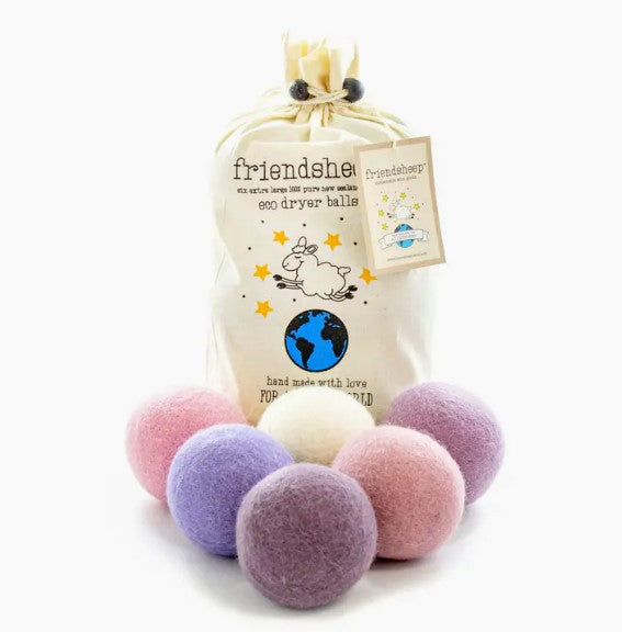 Lavender Bliss Eco Dryer Balls, Set of 6