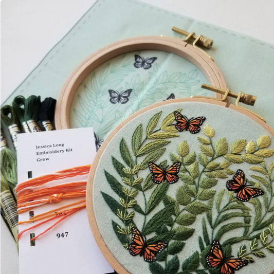 Love Grows Embroidery Kit