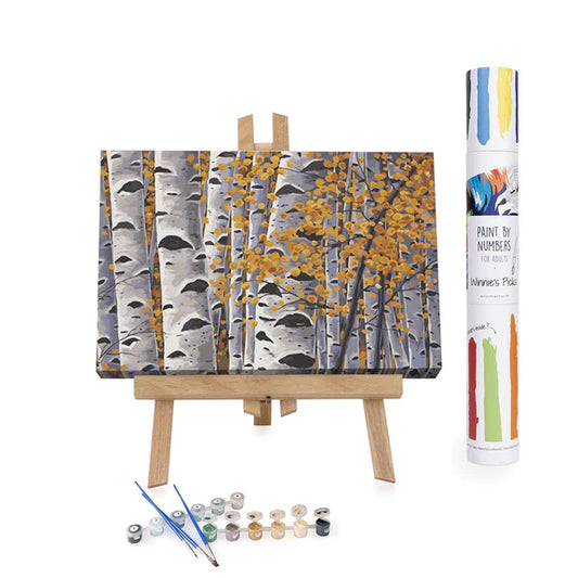 Gardening Afternoon Paint-By-Numbers Kit - Modern Prairie