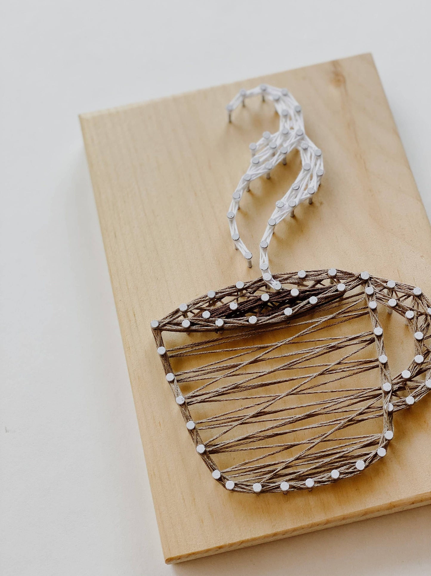 A Warm Cup DIY String Art Kit