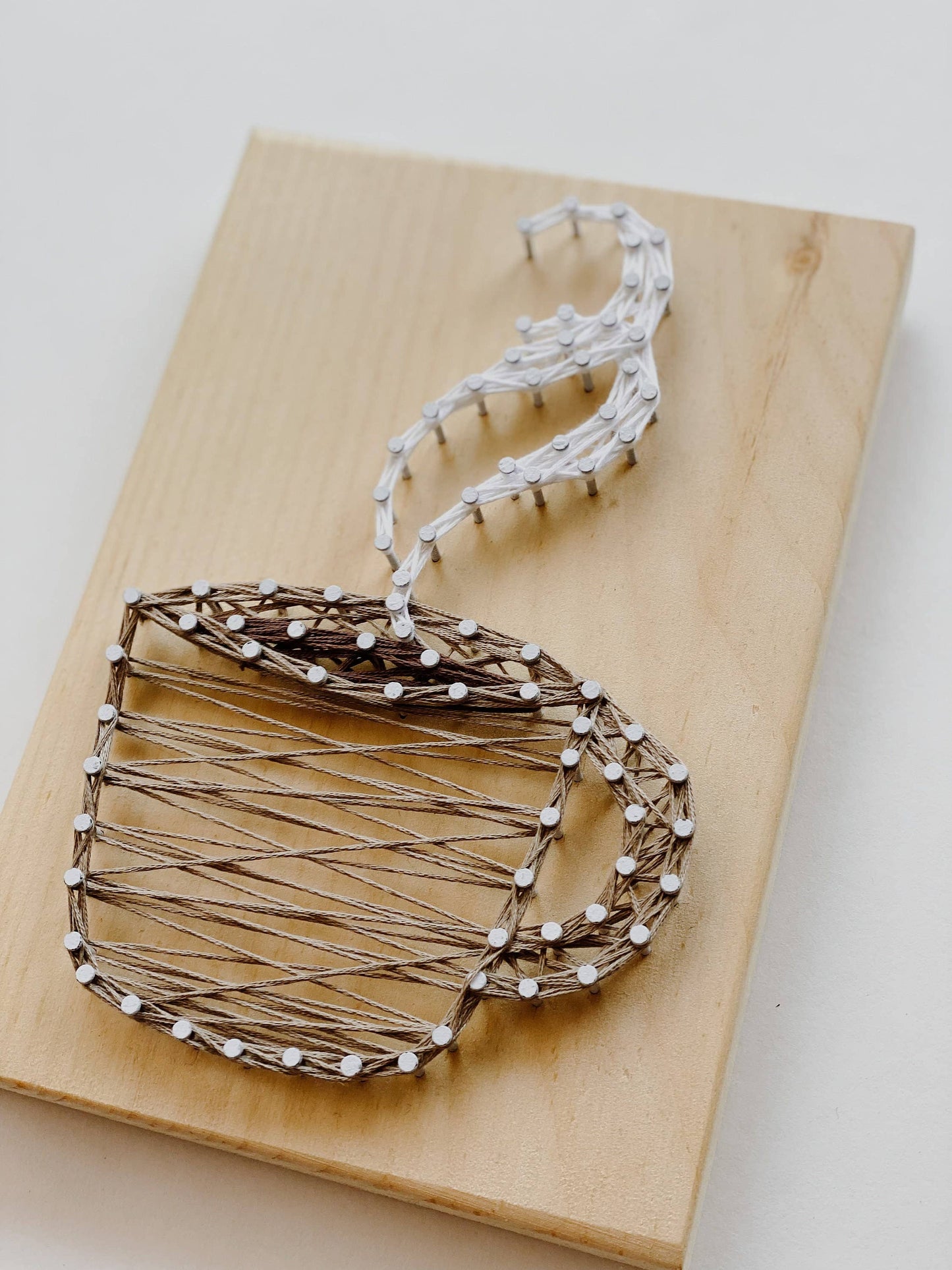 A Warm Cup DIY String Art Kit