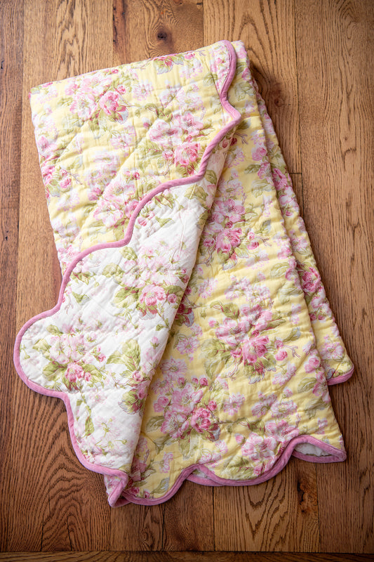 Apple Blossom Throw