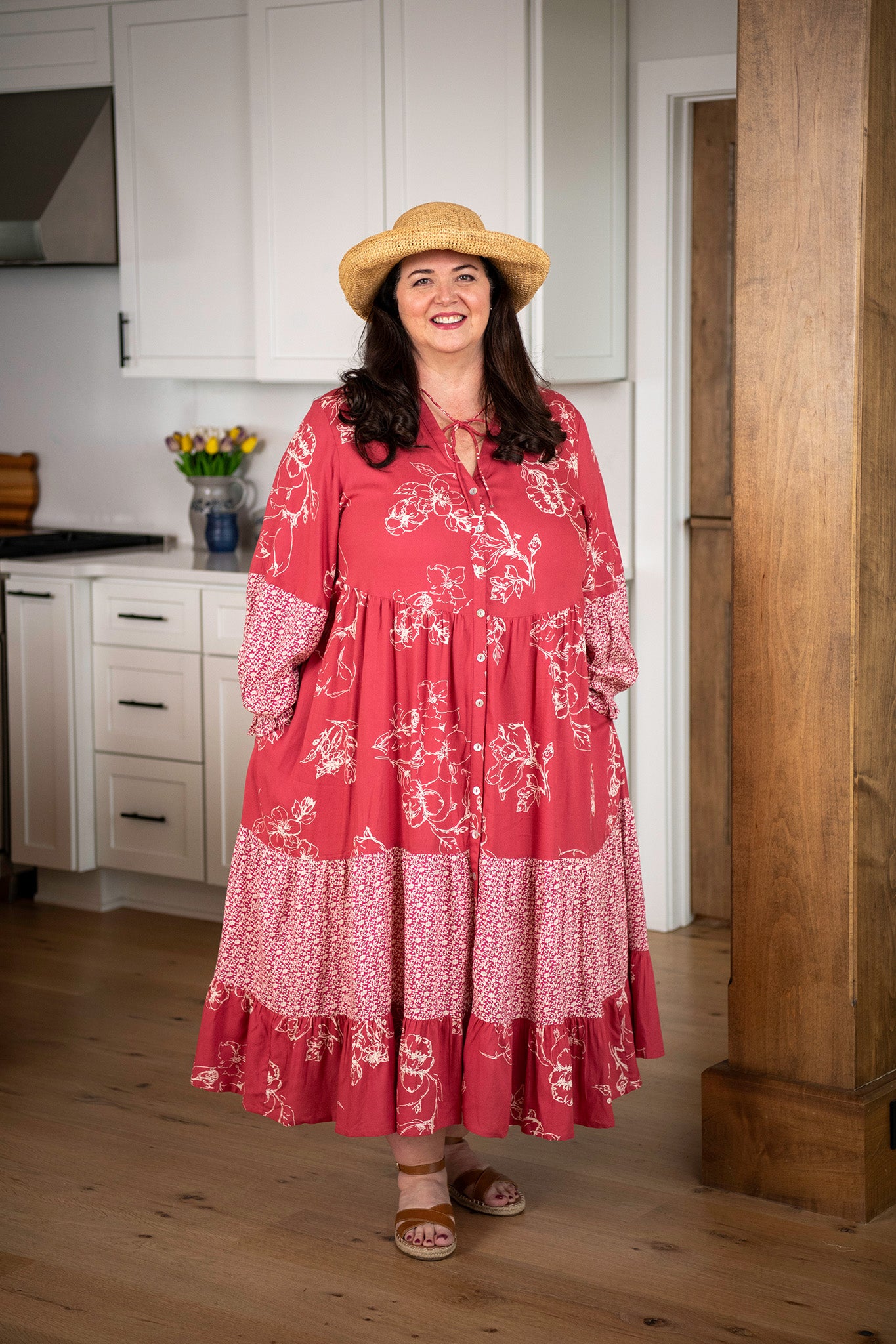 April's Rose Boho Dress