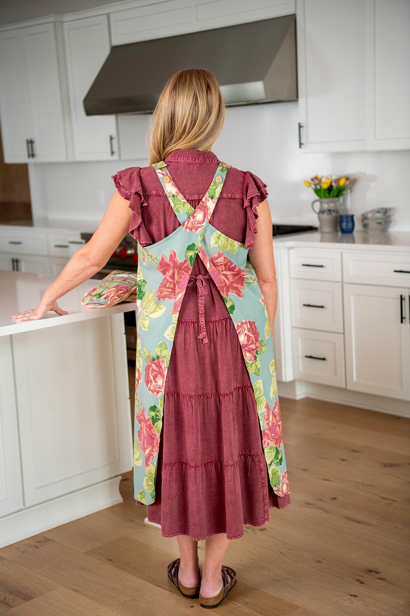 Austen Rose Farmhouse Apron