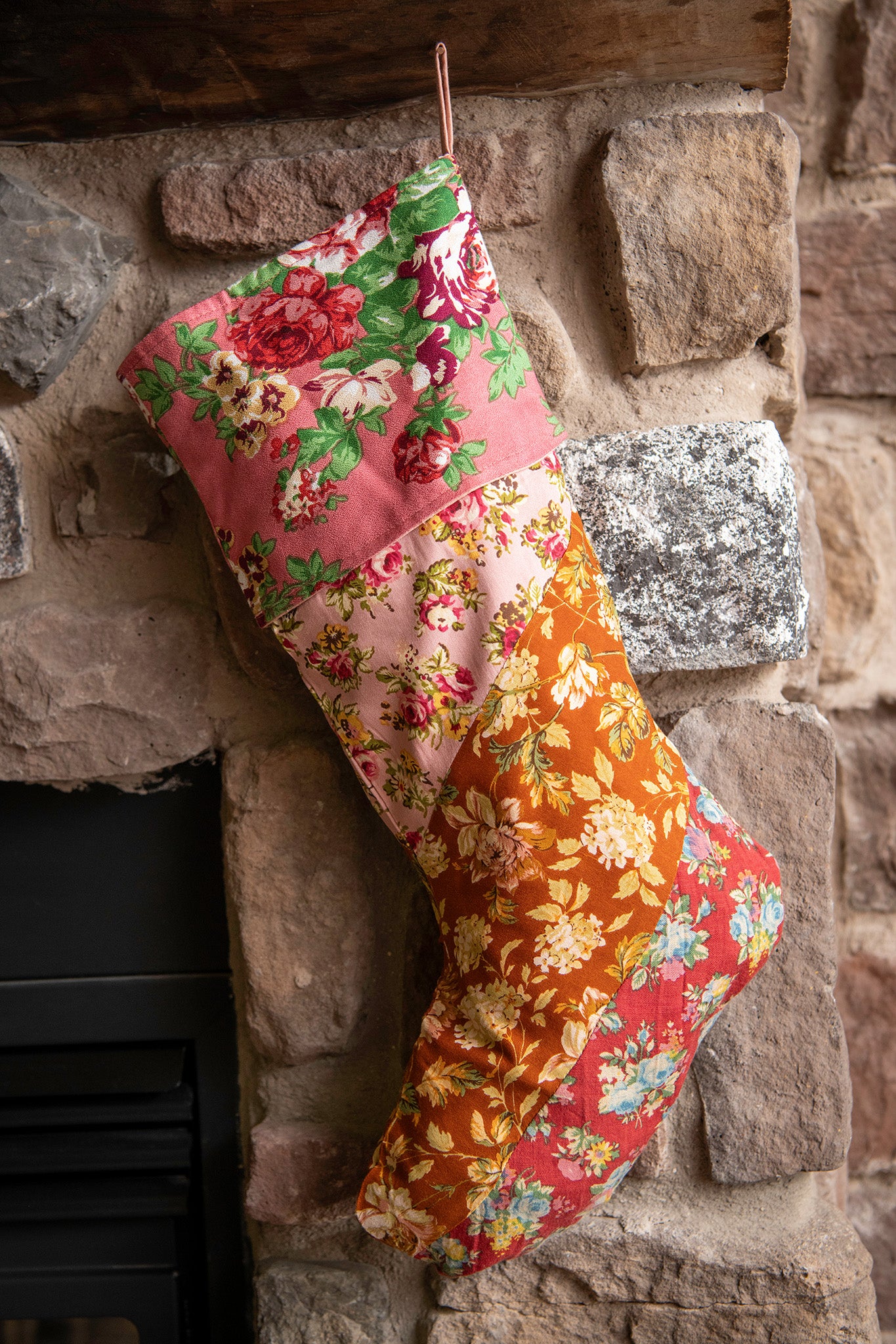 Autumn Patchwork Stocking