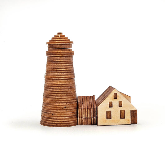 Lovely Lighthouse 3D Wooden Mini Puzzle