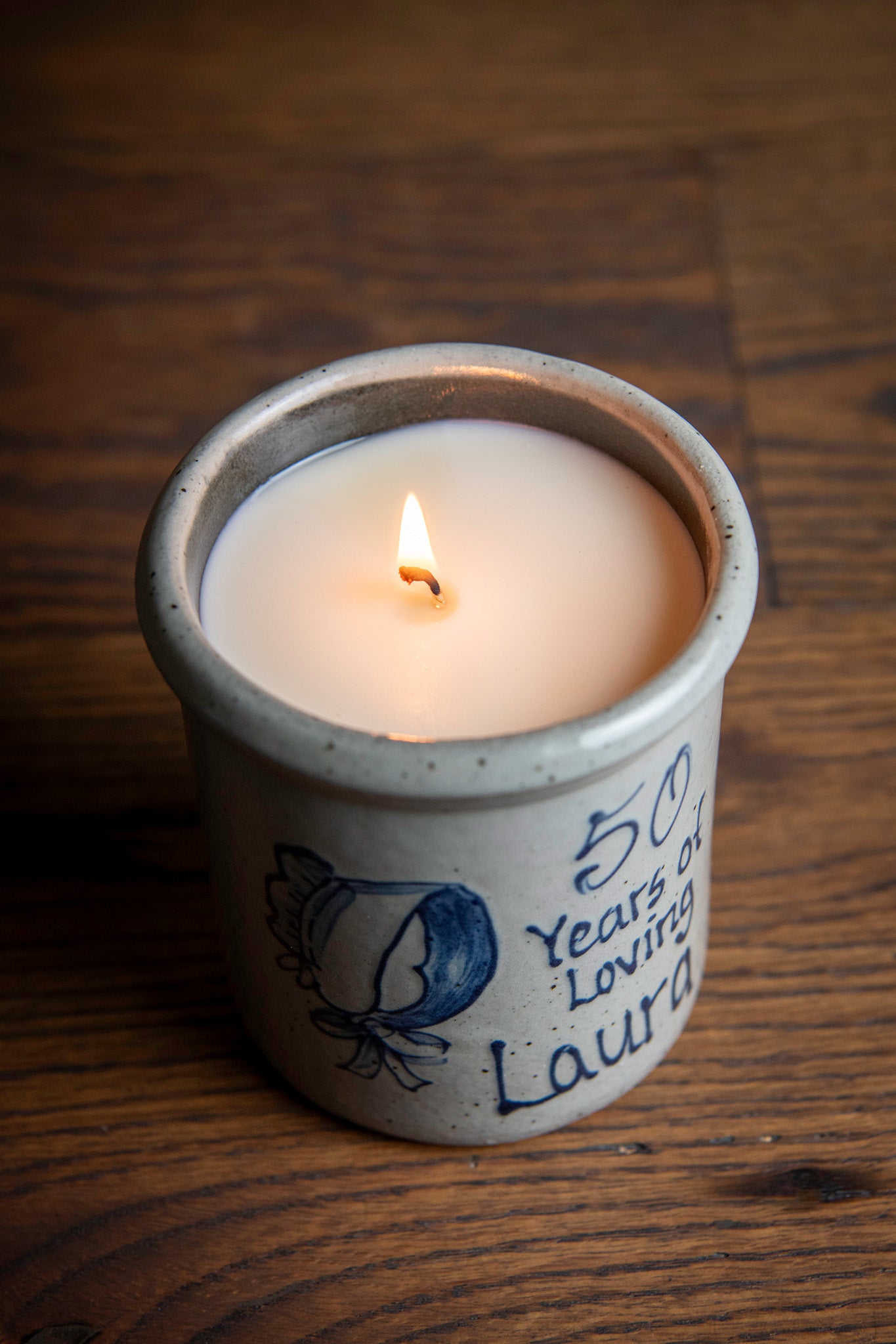 Limited-Edition '50 Years on the Prairie' Bonnet Candle- Lemon Verbena