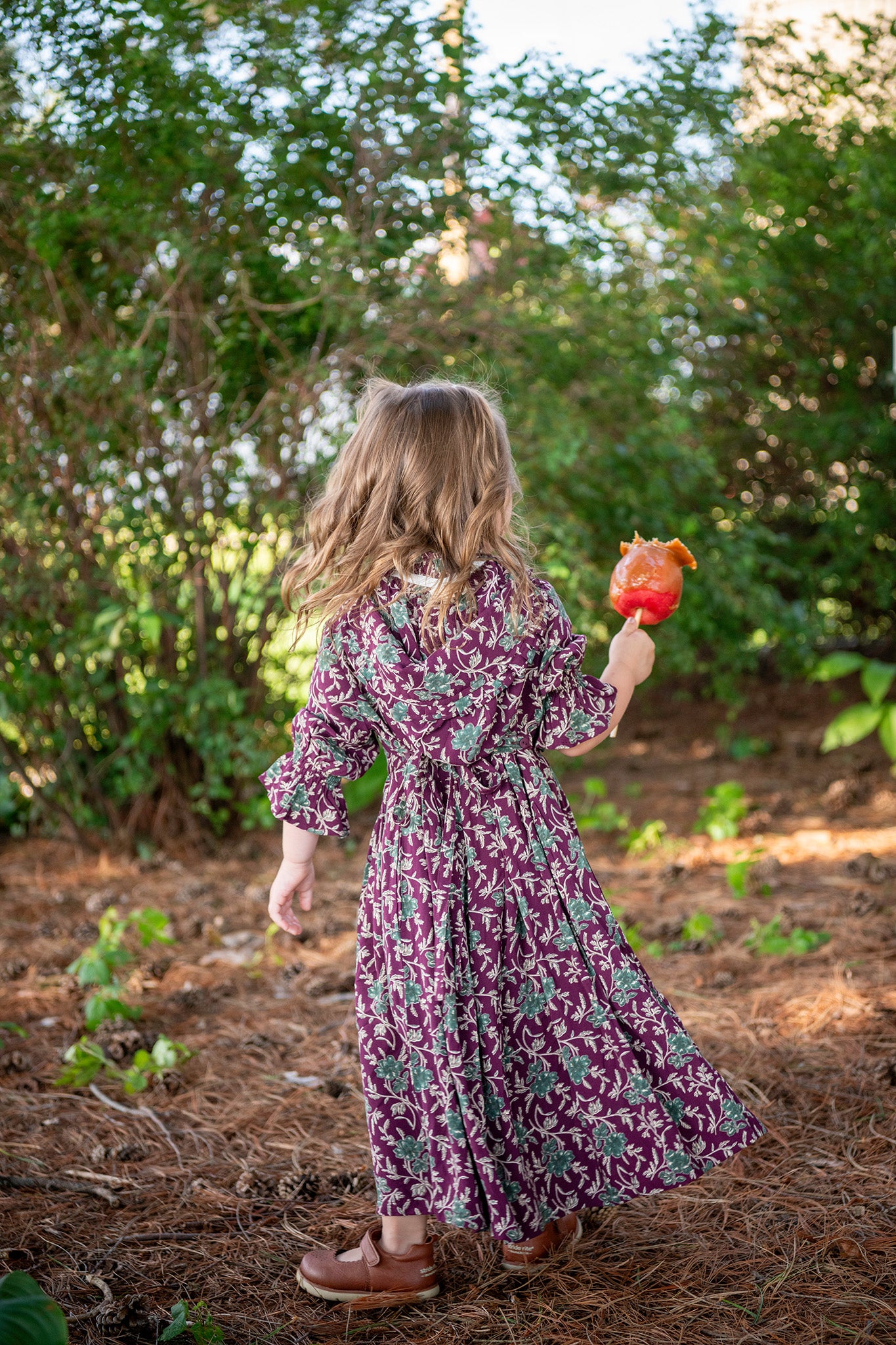 Prairie dress & bonnet, size newest 7-8