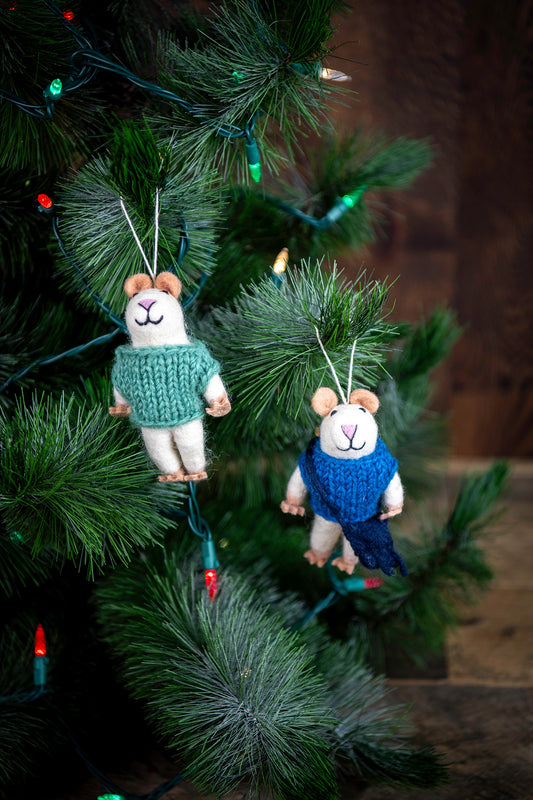 Bruno and Milo Eco-Freshener Ornaments, Set of 2