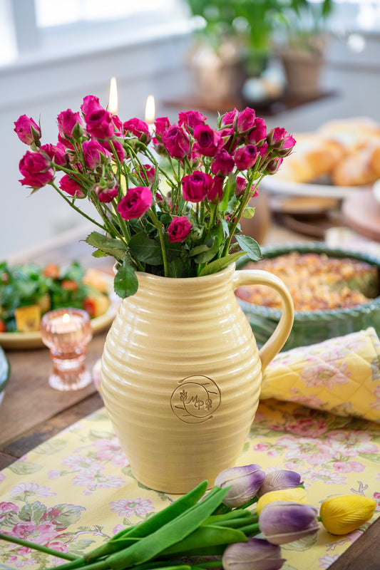 Modern Prairie Signature Impression Carafe in Buttercup Yellow