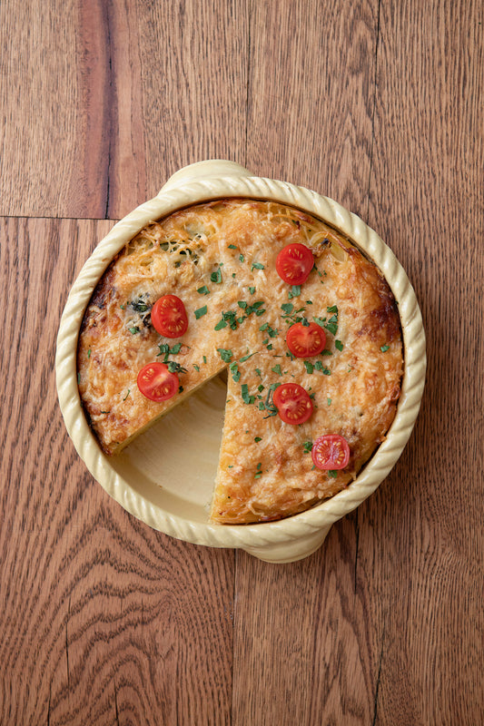 Buttercup Yellow Quiche Dish