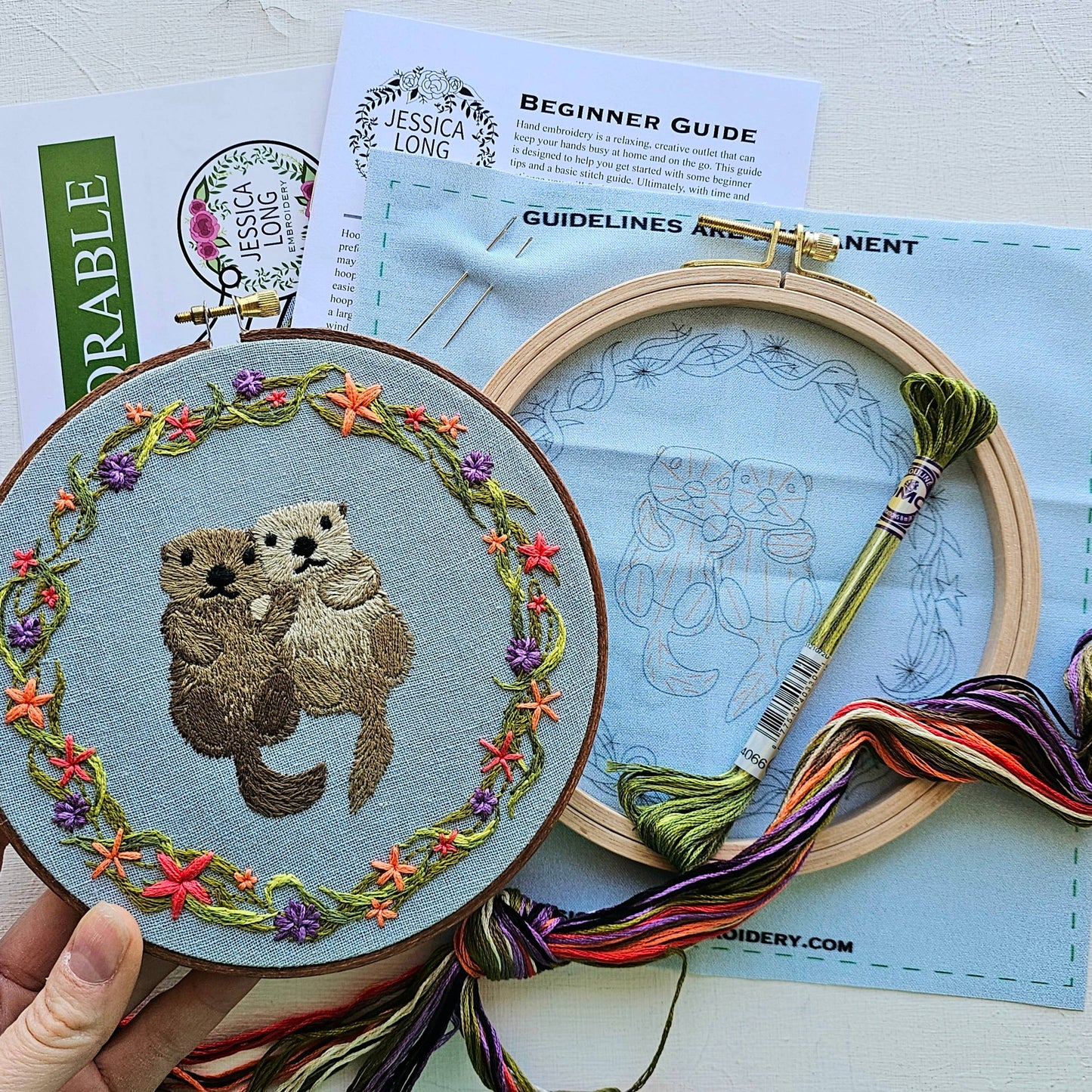 Otterly Adorable Embroidery Kit