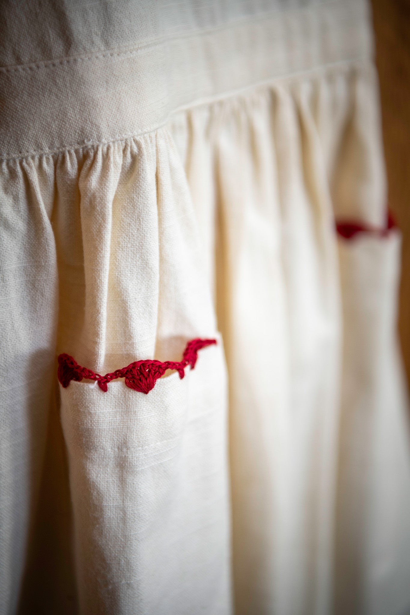 Candy Cane Embroidered Apron