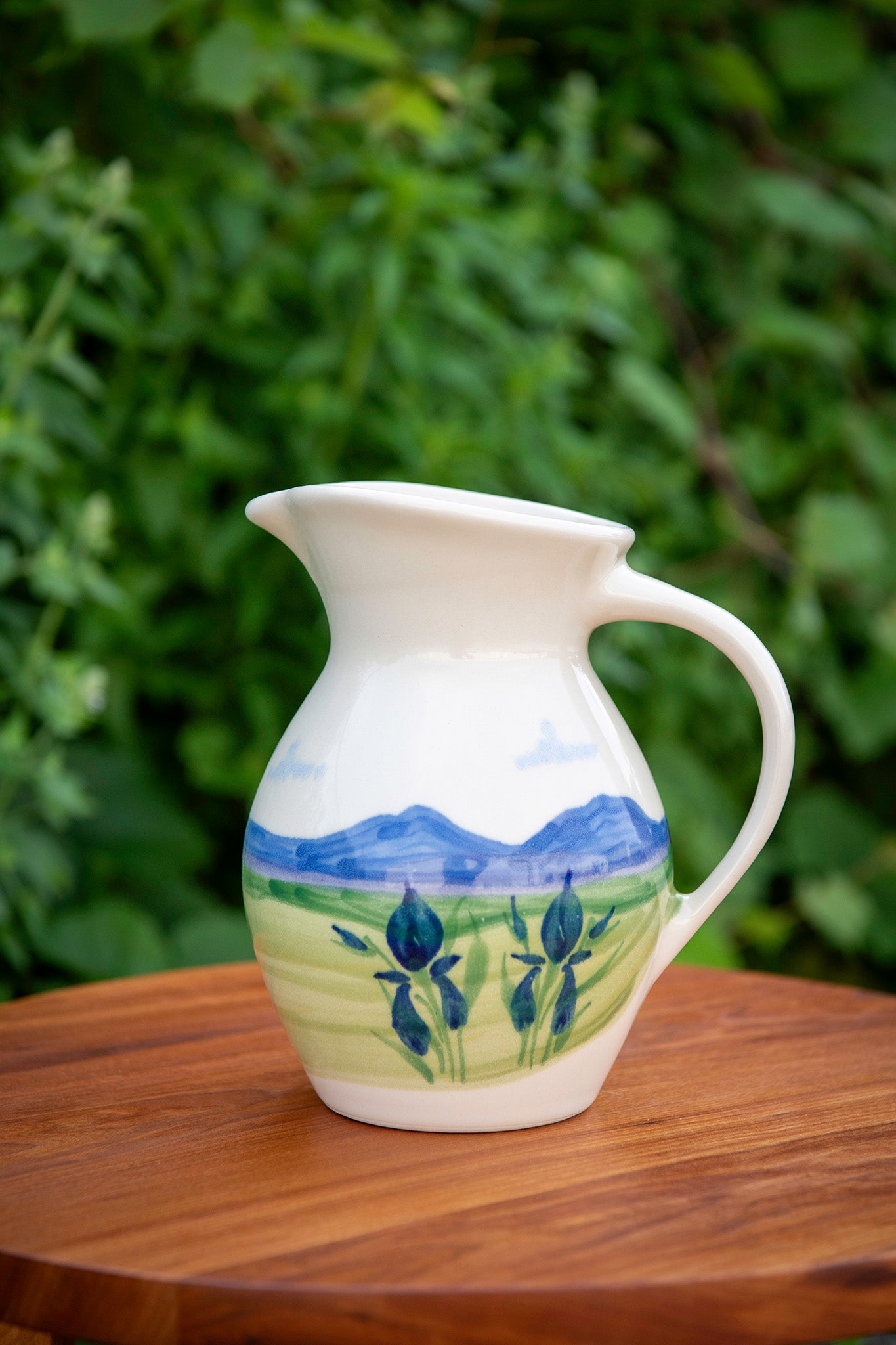 Summer Peaks Decorated Carafe