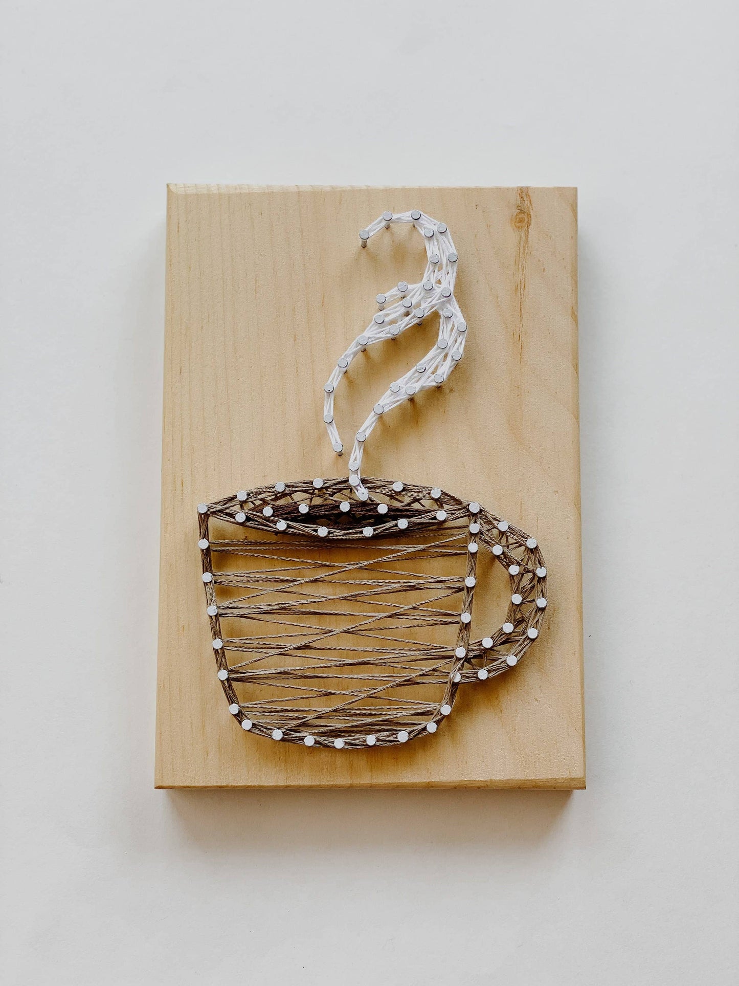 A Warm Cup DIY String Art Kit