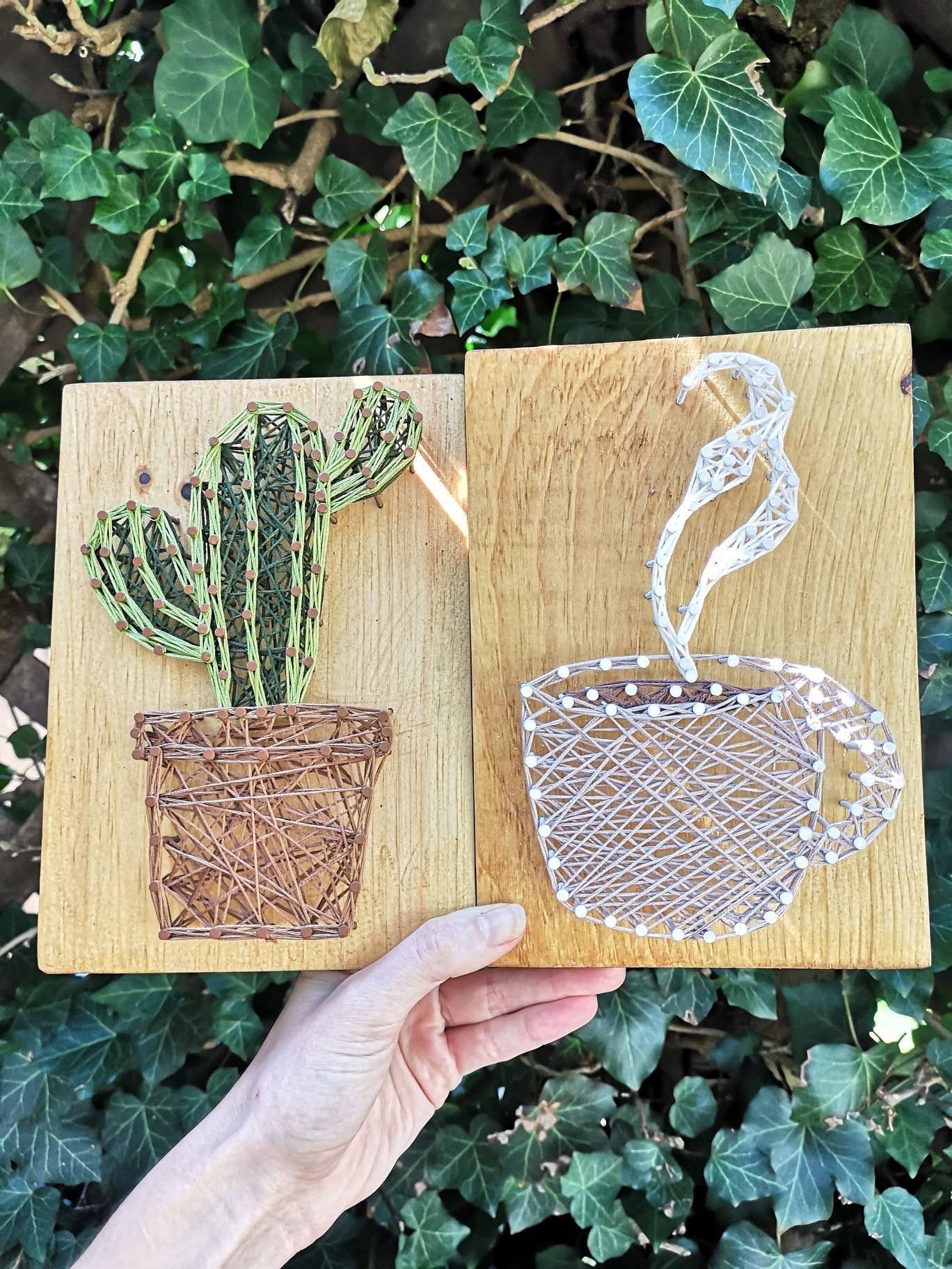 A Warm Cup DIY String Art Kit