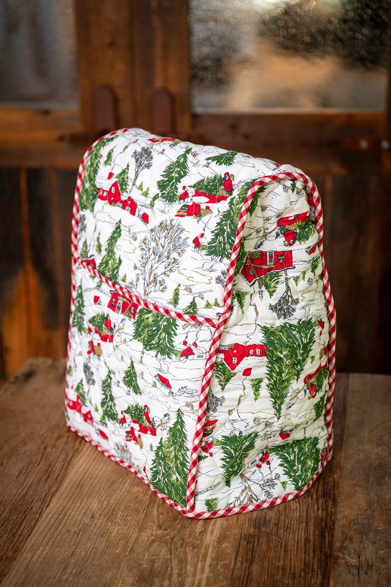 Limited-Edition '50 Years on the Prairie' Christmas Cottage Stand Mixer Cozy