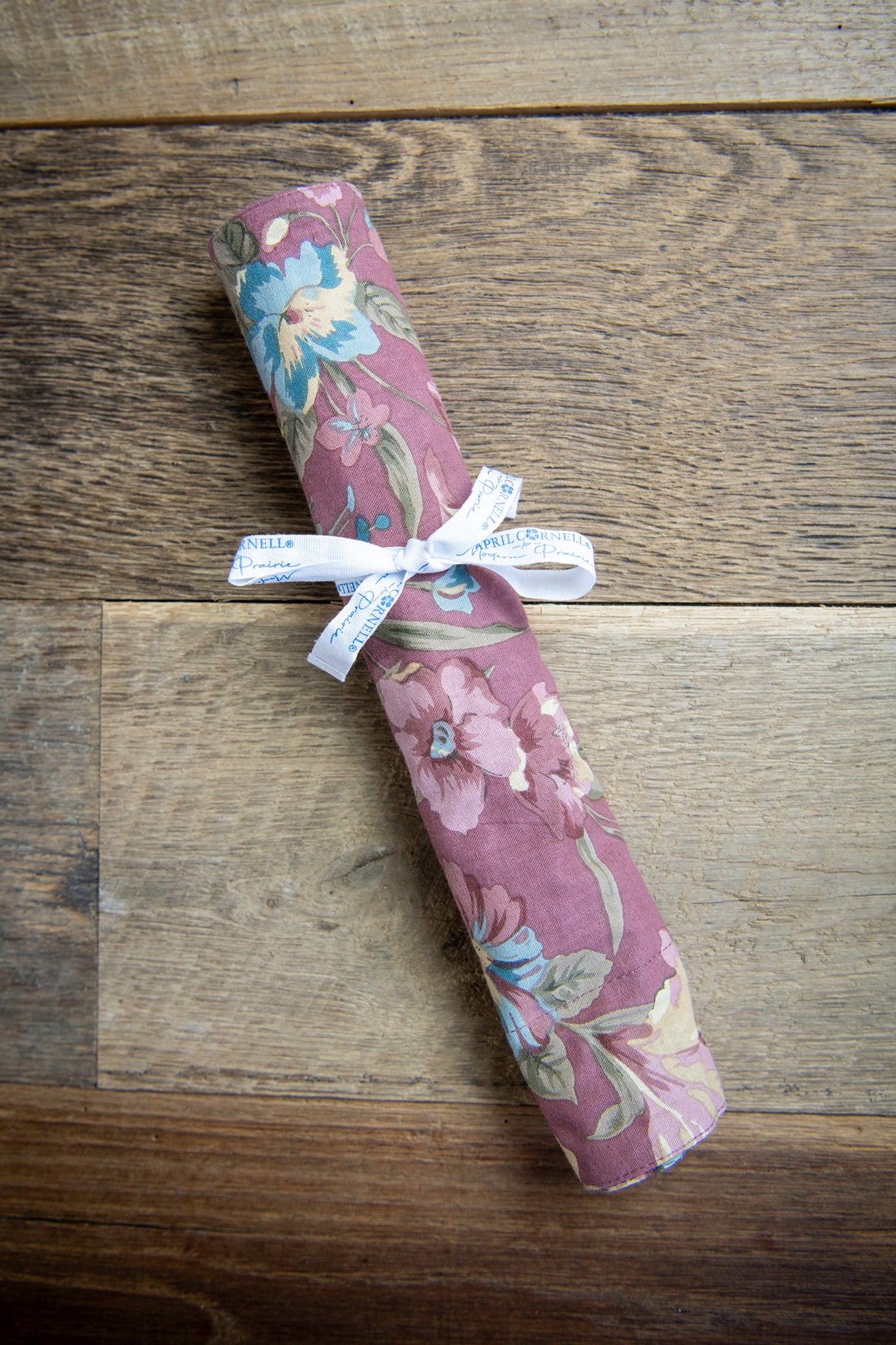 Cottagecore Patchwork Paintbrush Roll