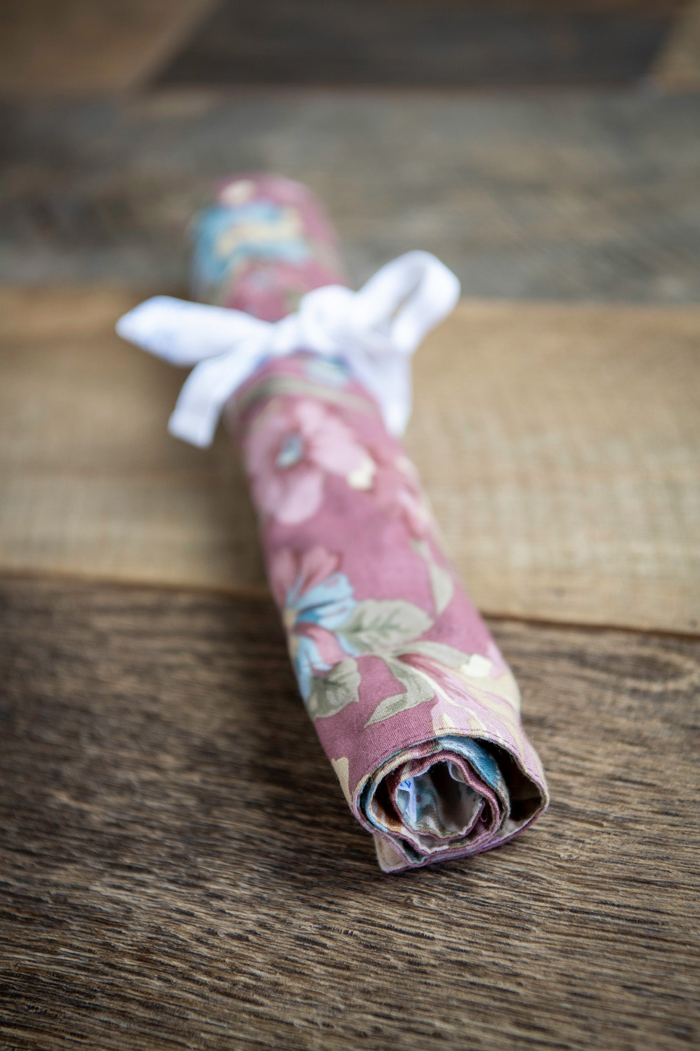 Cottagecore Patchwork Paintbrush Roll