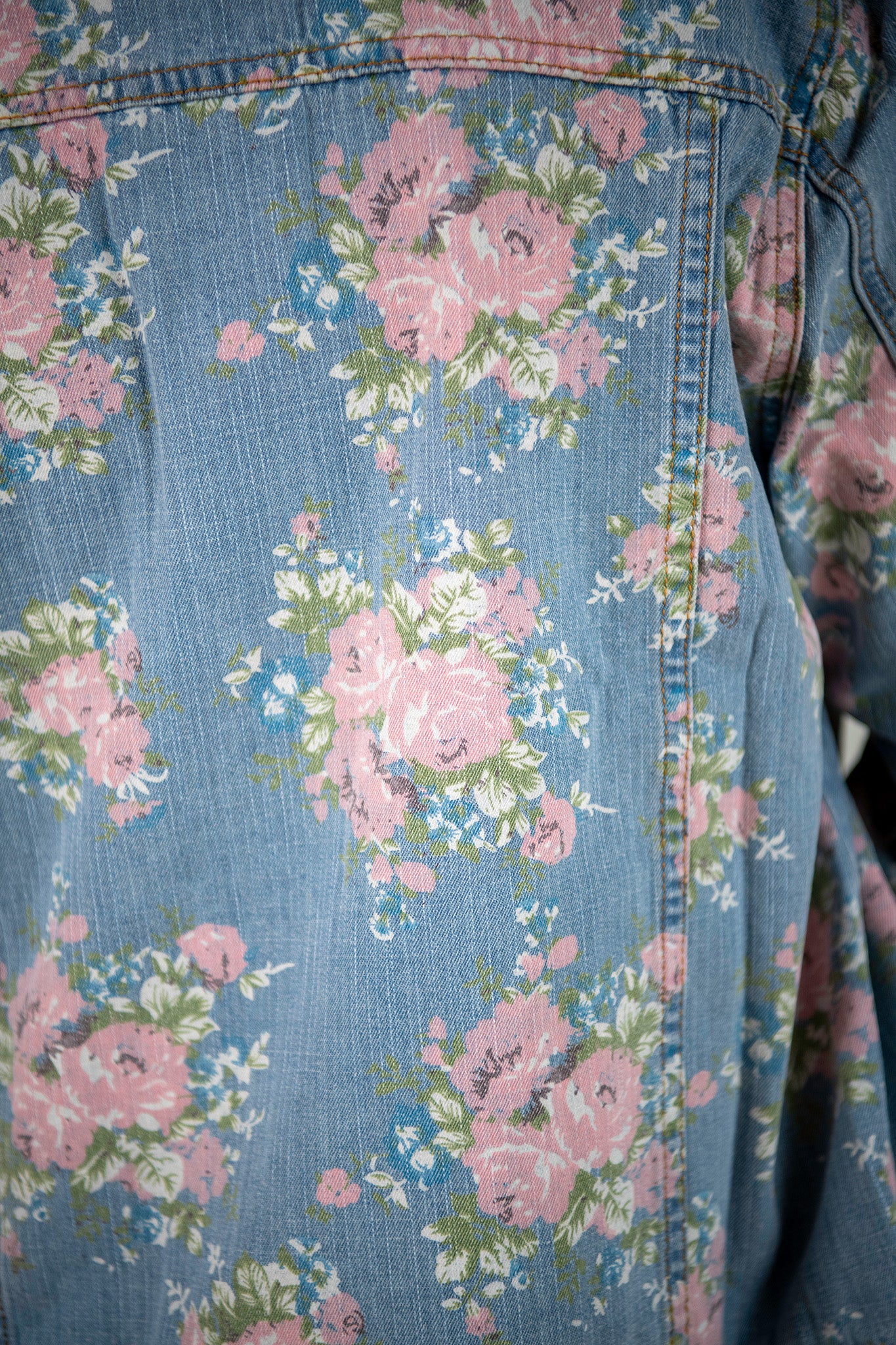 Cottage Rose Denim Jacket