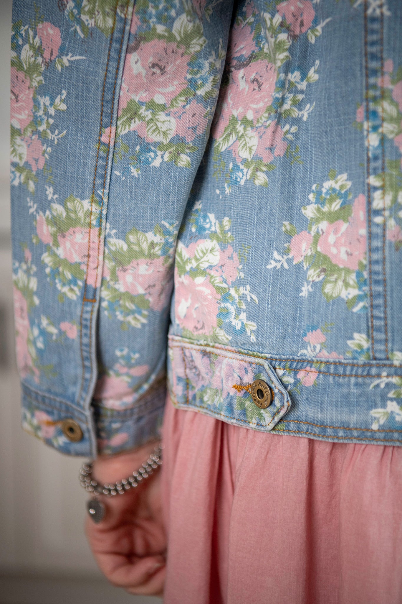 Cottage Rose Denim Jacket