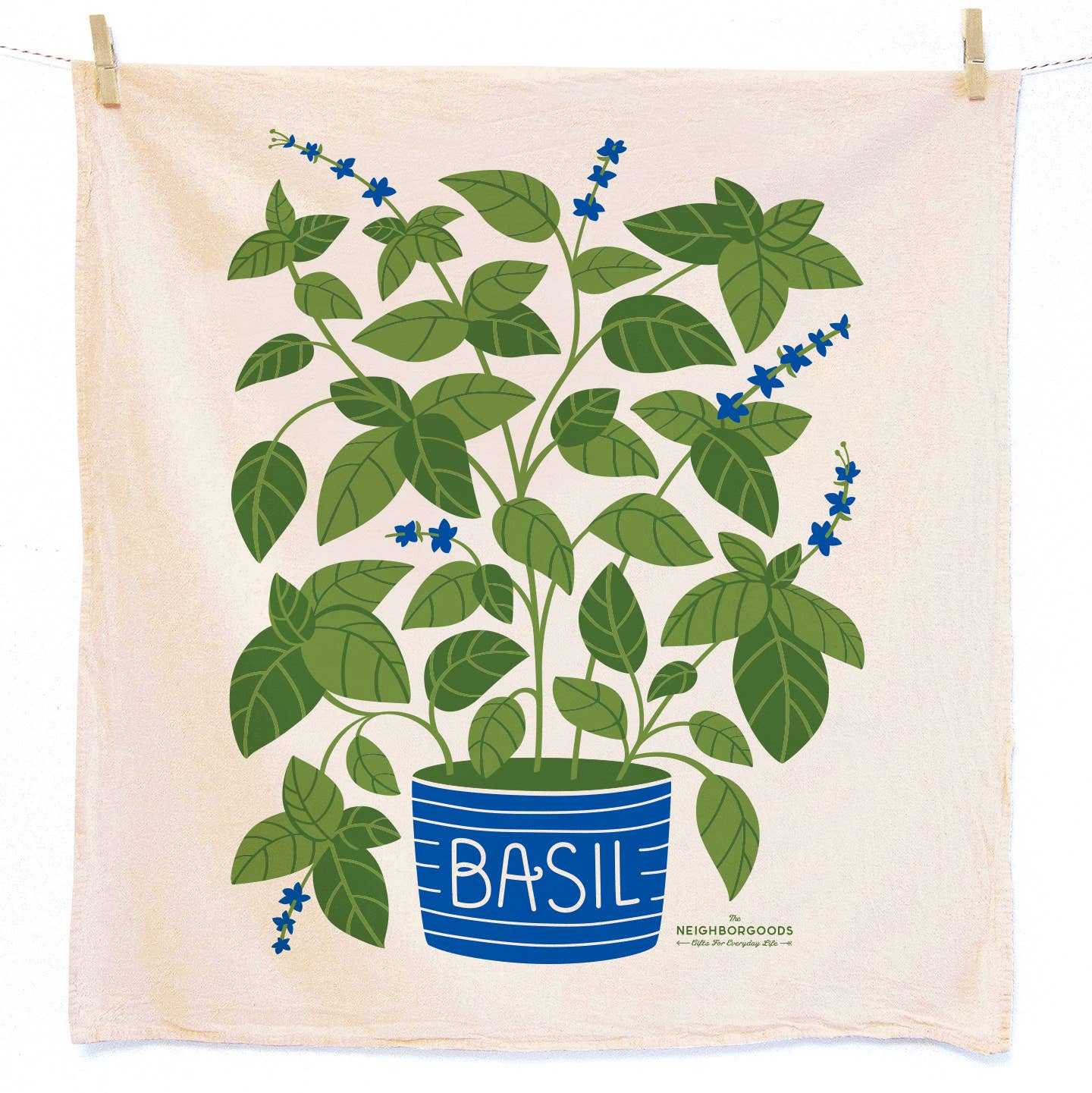 Tomato & Basil Tea Towel,Set of 2