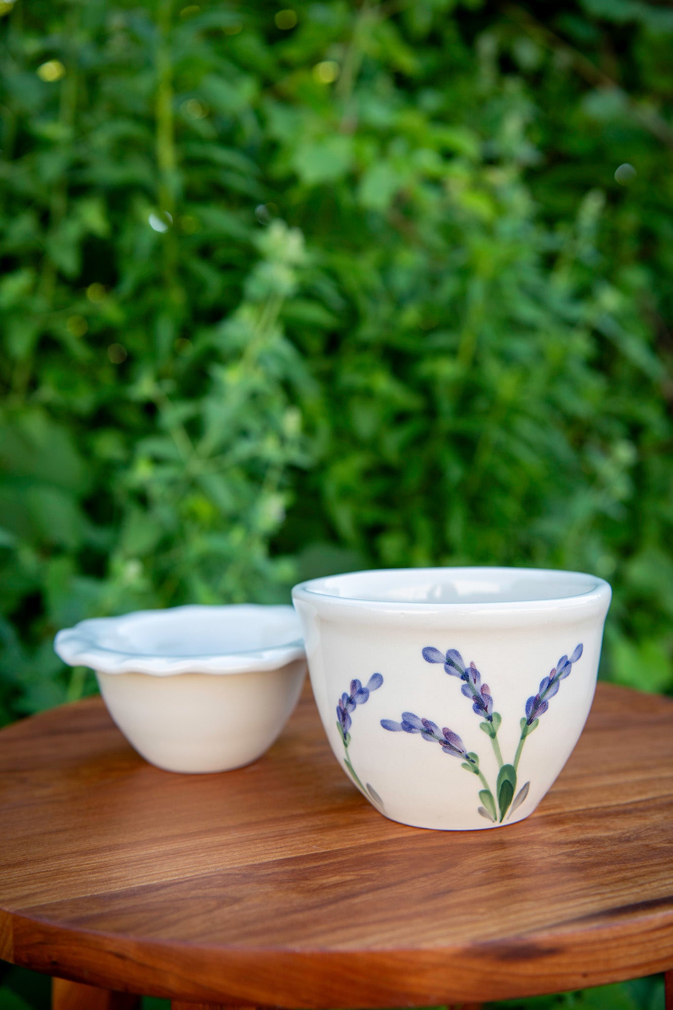 Dip Cooler Set in Sprigs of Lavender