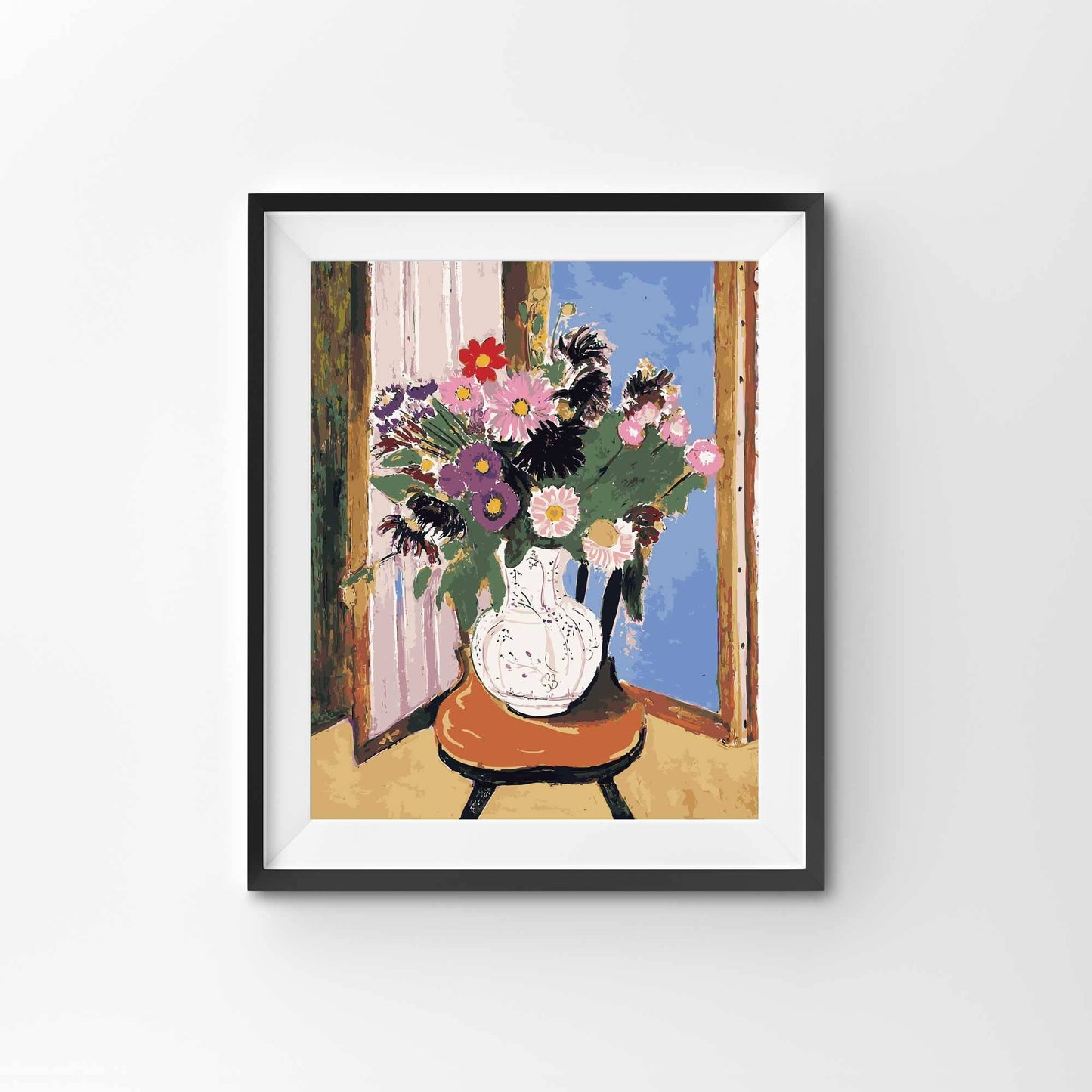 Daisies by Henri Matisse - A Paint-by-Numbers Kit