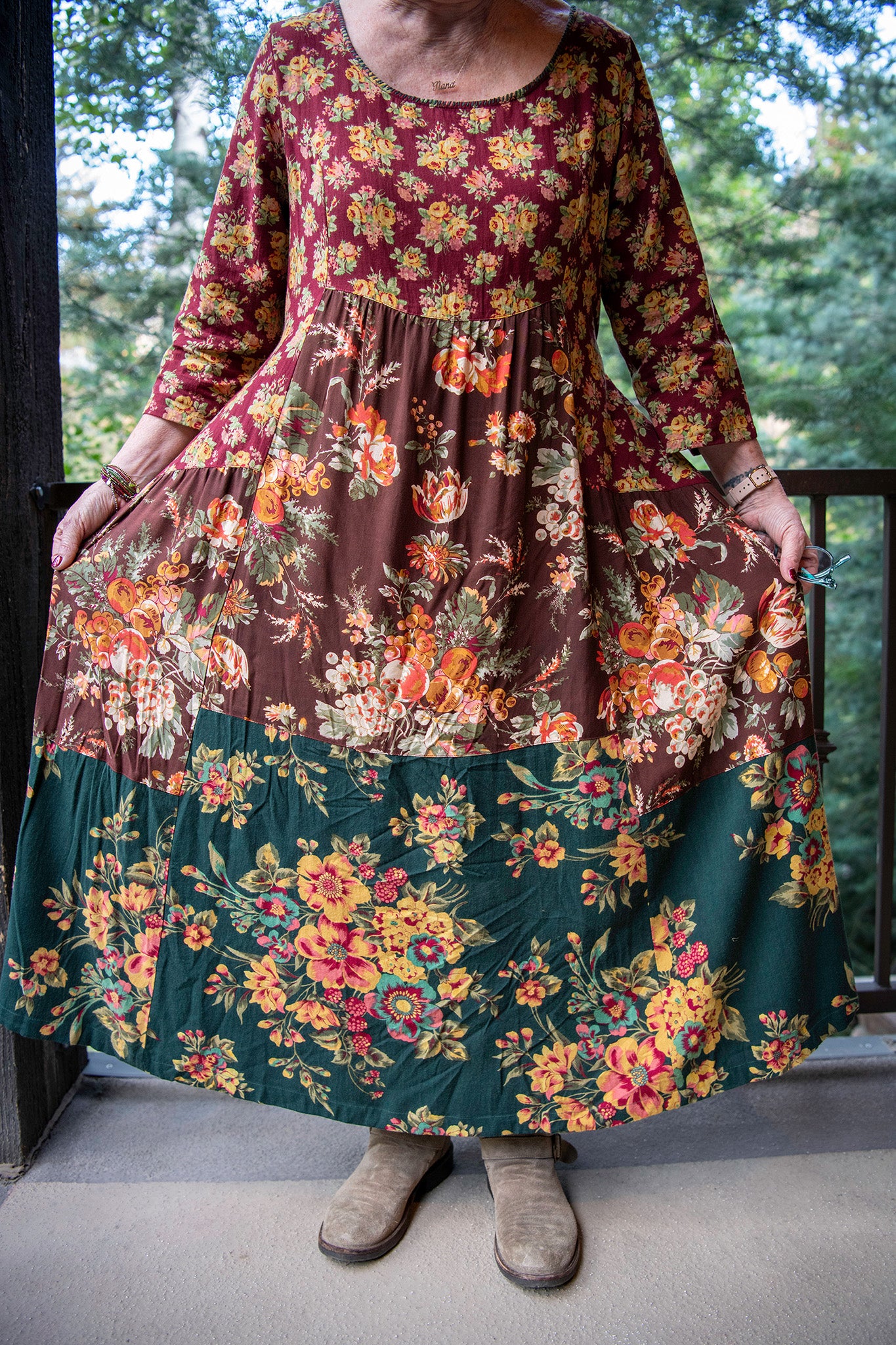 Elizabeth's Garden Patchwork Dress