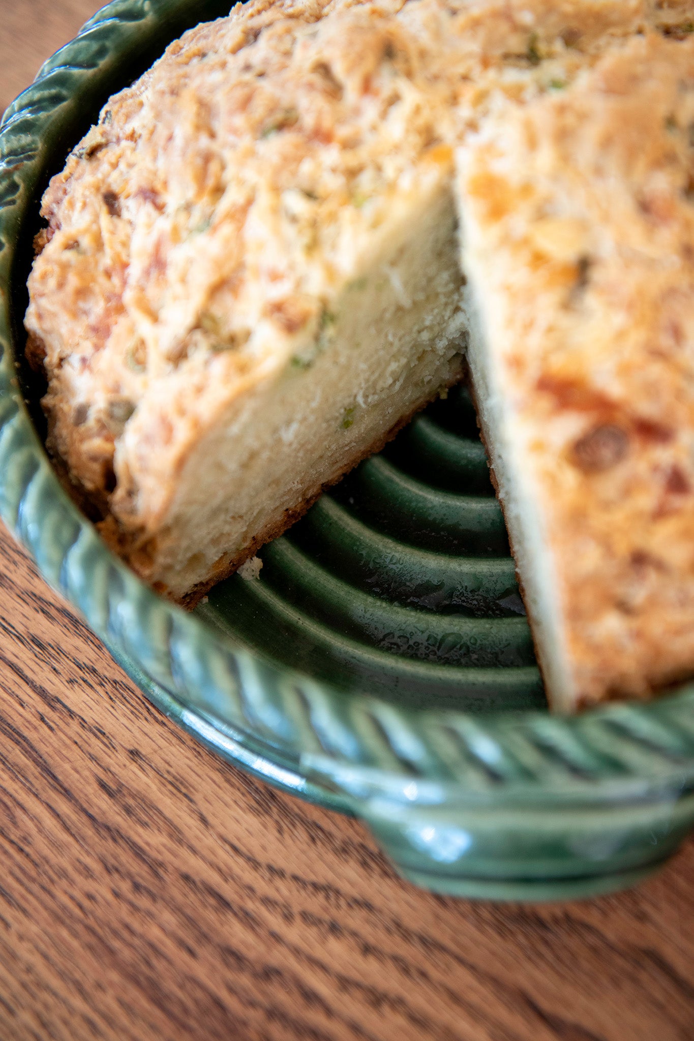 Emerald Fields Quiche Dish