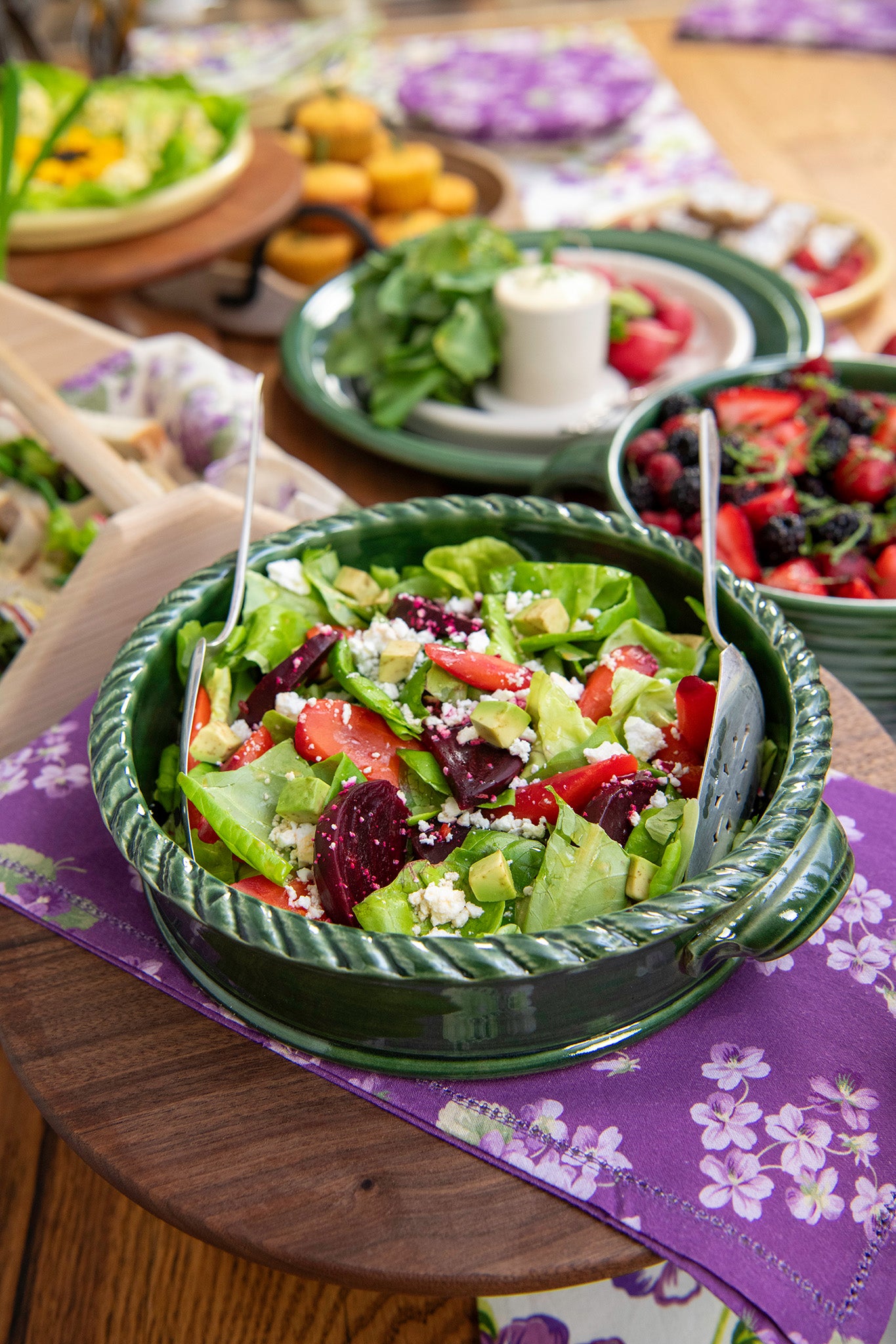 Emerald Fields Quiche Dish