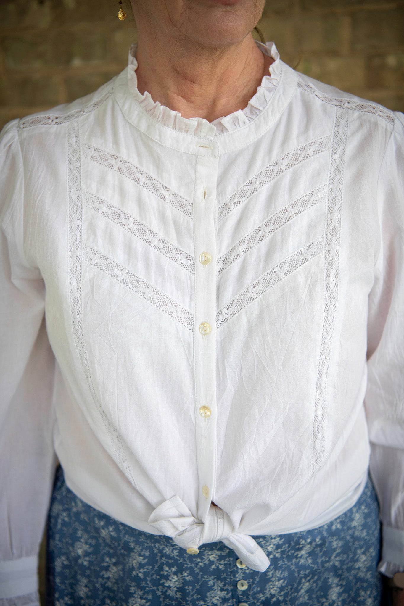 Fond Memories Blouse in White