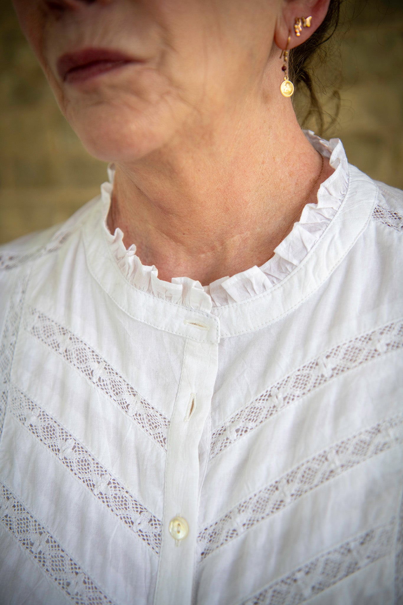 Fond Memories Blouse in White