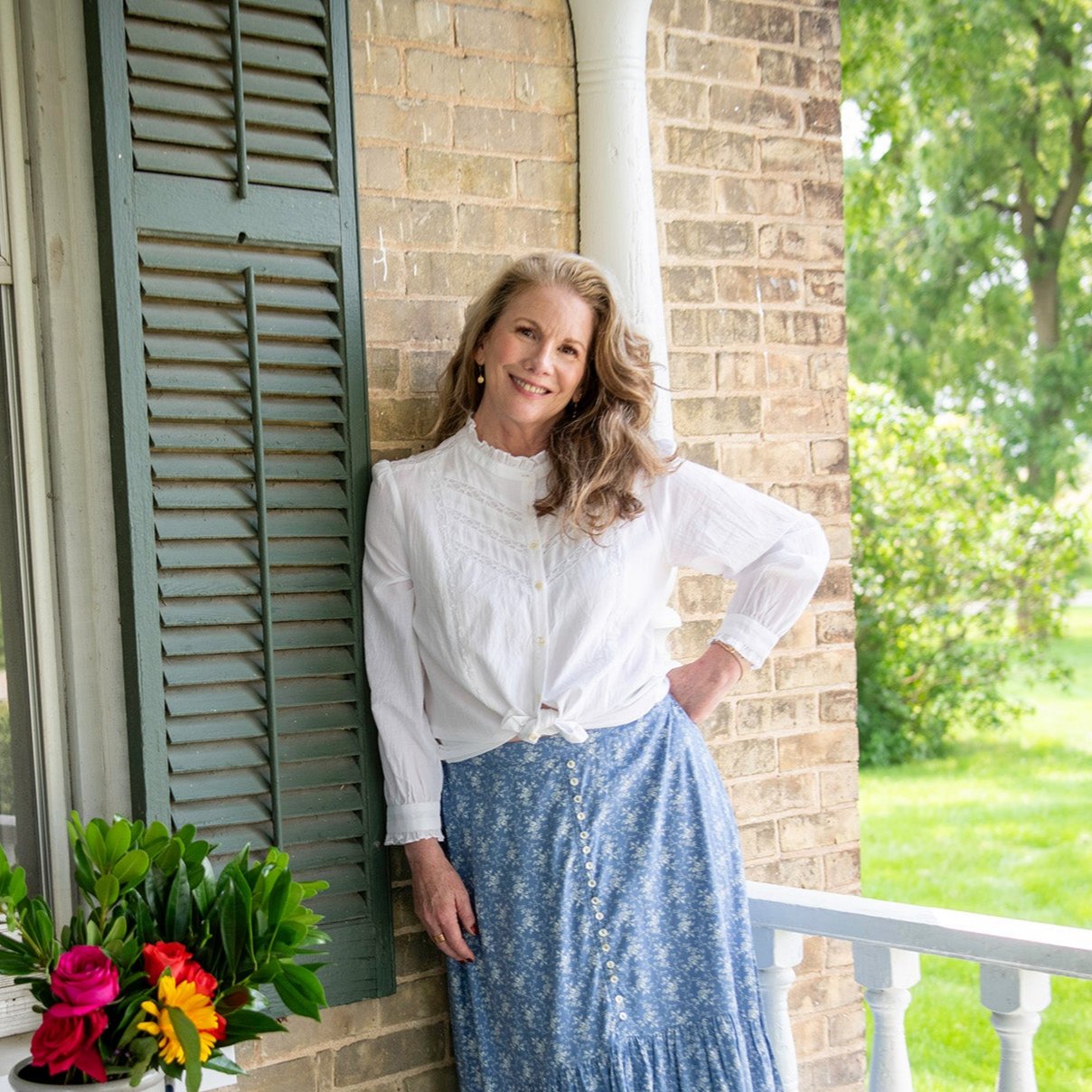 Fond Memories Blouse in White